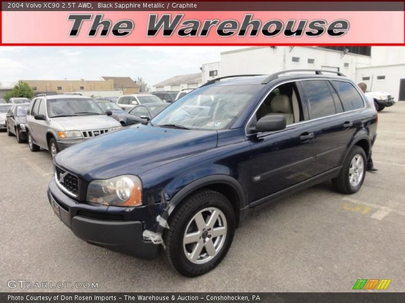 Black Sapphire Metallic / Graphite 2004 Volvo XC90 2.5T AWD