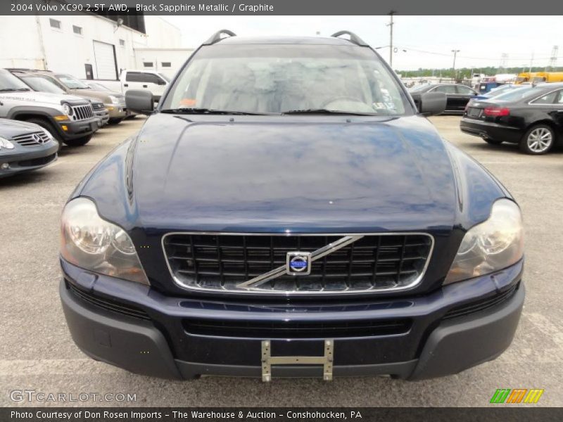 Black Sapphire Metallic / Graphite 2004 Volvo XC90 2.5T AWD