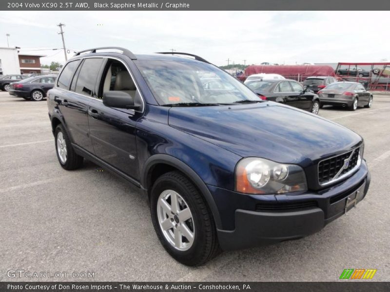 Black Sapphire Metallic / Graphite 2004 Volvo XC90 2.5T AWD