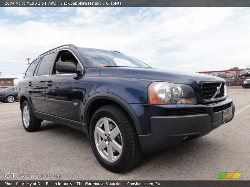 Black Sapphire Metallic / Graphite 2004 Volvo XC90 2.5T AWD