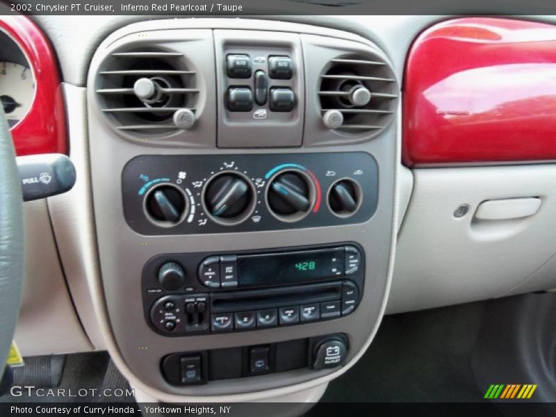 Inferno Red Pearlcoat / Taupe 2002 Chrysler PT Cruiser