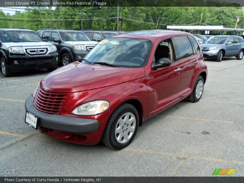 Inferno Red Pearlcoat / Taupe 2002 Chrysler PT Cruiser