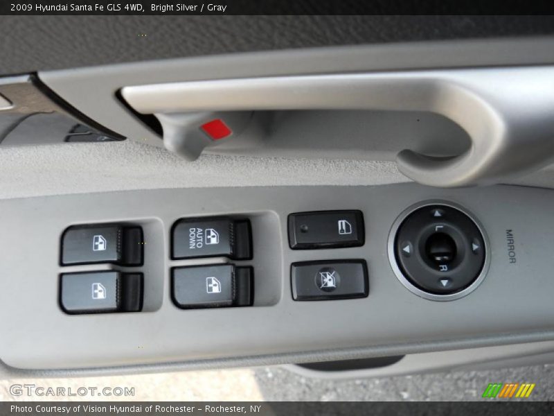 Bright Silver / Gray 2009 Hyundai Santa Fe GLS 4WD