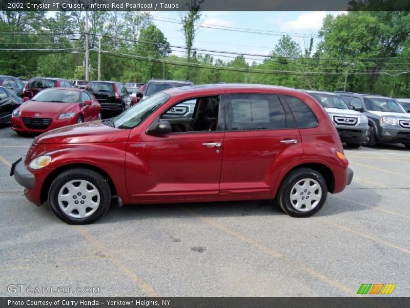 Inferno Red Pearlcoat / Taupe 2002 Chrysler PT Cruiser