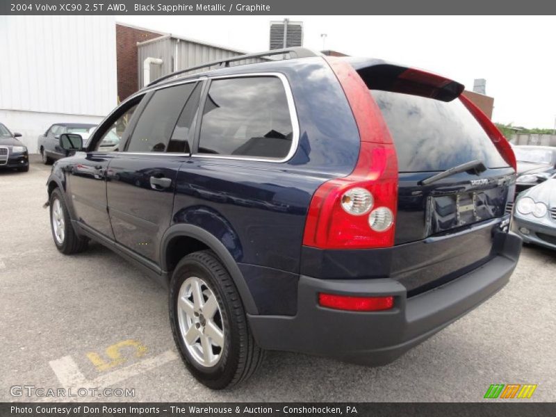 Black Sapphire Metallic / Graphite 2004 Volvo XC90 2.5T AWD