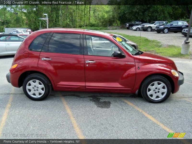 Inferno Red Pearlcoat / Taupe 2002 Chrysler PT Cruiser