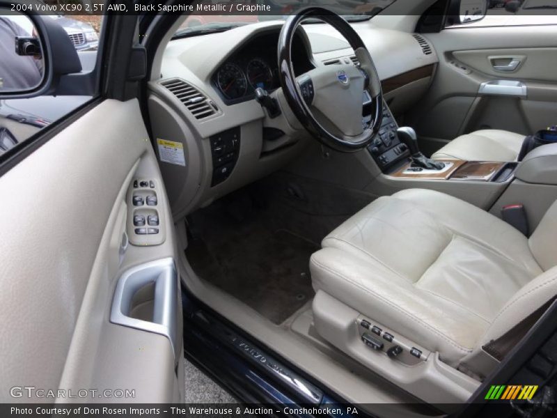 Black Sapphire Metallic / Graphite 2004 Volvo XC90 2.5T AWD