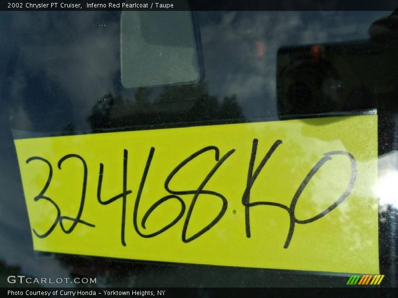 Inferno Red Pearlcoat / Taupe 2002 Chrysler PT Cruiser