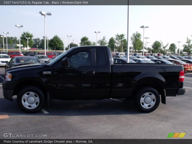Black / Medium/Dark Flint 2007 Ford F150 XL Regular Cab