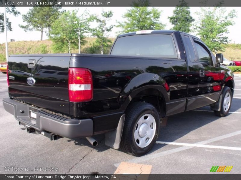 Black / Medium/Dark Flint 2007 Ford F150 XL Regular Cab
