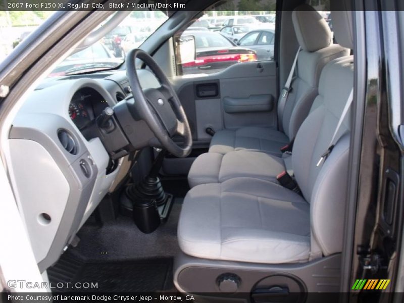 Black / Medium/Dark Flint 2007 Ford F150 XL Regular Cab