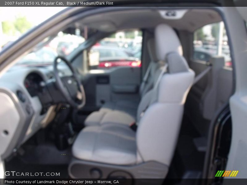 Black / Medium/Dark Flint 2007 Ford F150 XL Regular Cab