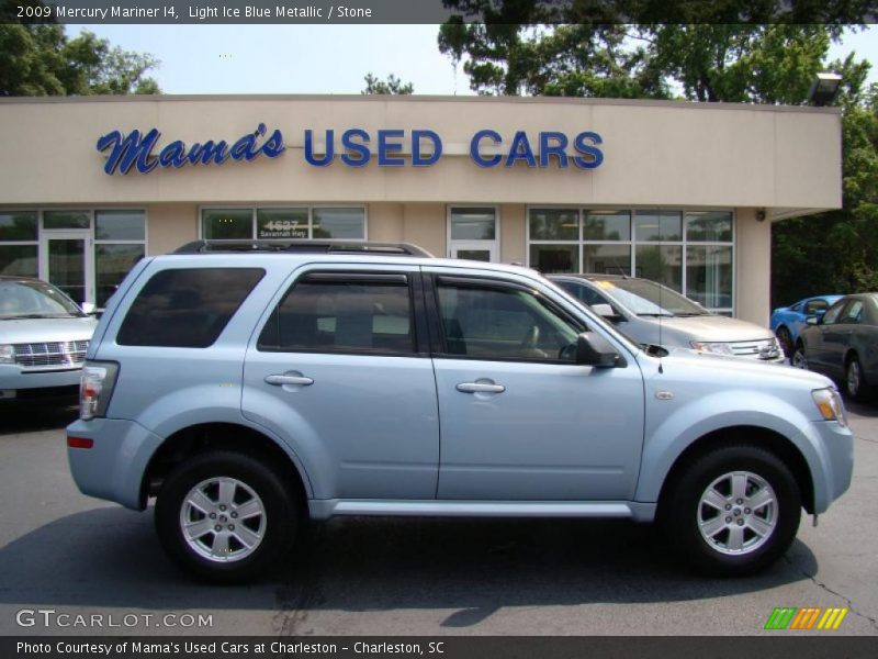Light Ice Blue Metallic / Stone 2009 Mercury Mariner I4