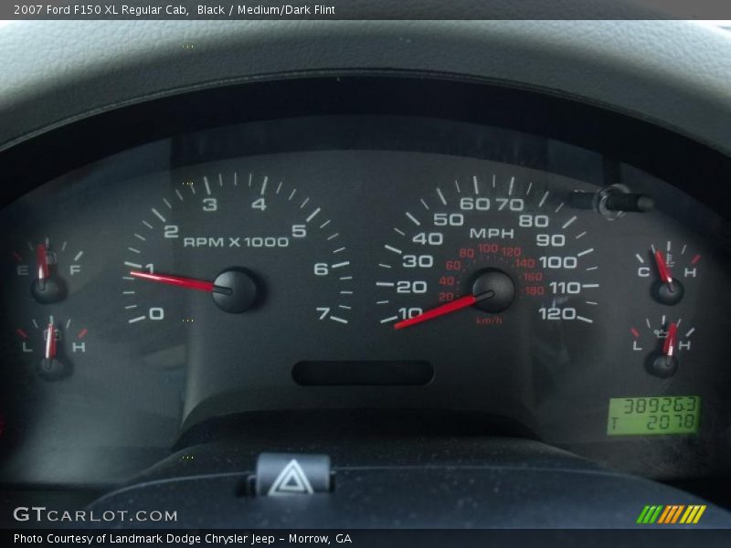 Black / Medium/Dark Flint 2007 Ford F150 XL Regular Cab