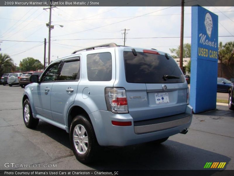 Light Ice Blue Metallic / Stone 2009 Mercury Mariner I4
