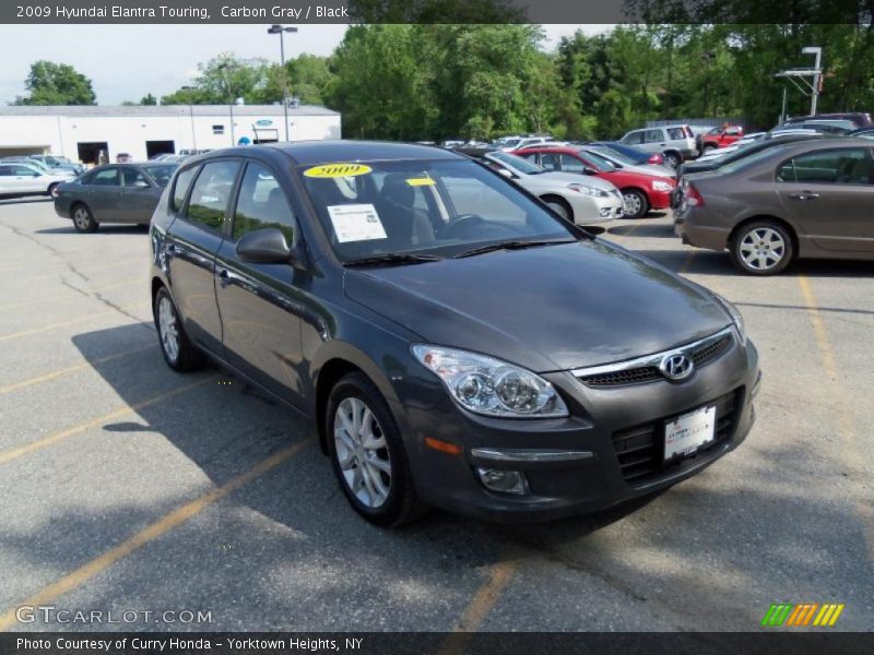 Carbon Gray / Black 2009 Hyundai Elantra Touring