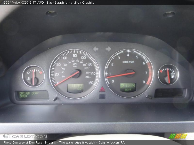  2004 XC90 2.5T AWD 2.5T AWD Gauges