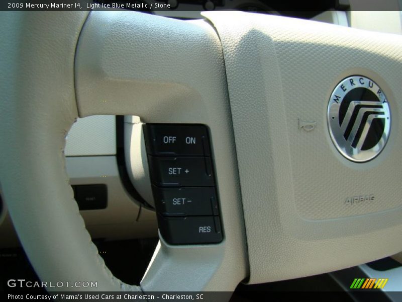Light Ice Blue Metallic / Stone 2009 Mercury Mariner I4