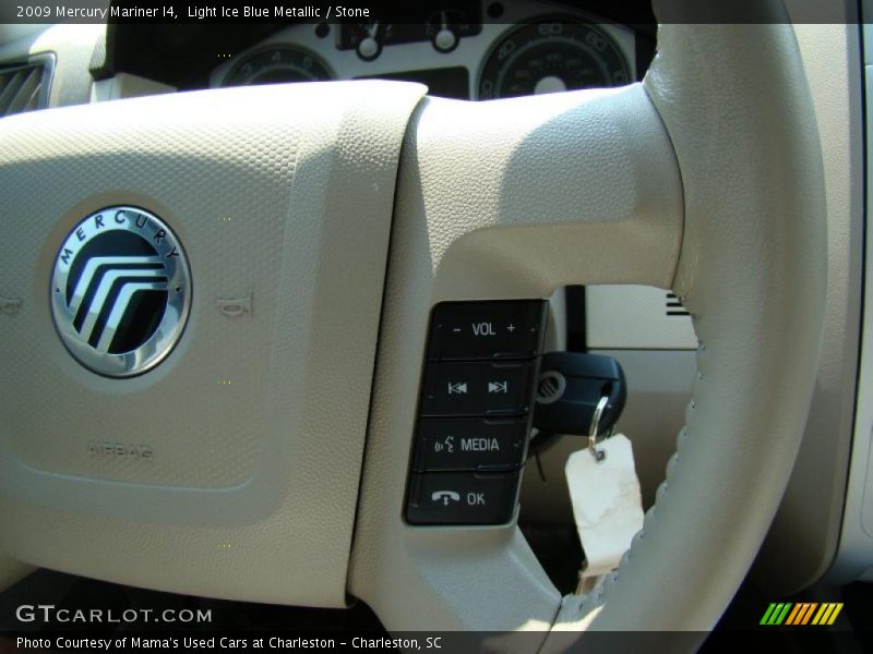Light Ice Blue Metallic / Stone 2009 Mercury Mariner I4