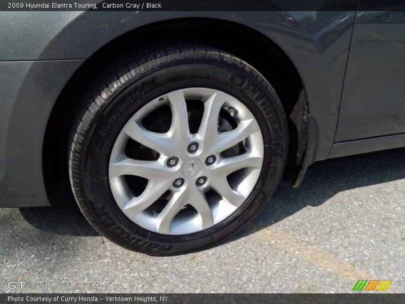 Carbon Gray / Black 2009 Hyundai Elantra Touring