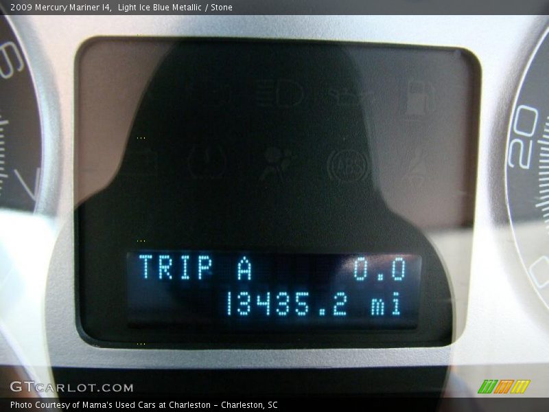 Light Ice Blue Metallic / Stone 2009 Mercury Mariner I4