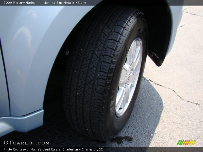 Light Ice Blue Metallic / Stone 2009 Mercury Mariner I4