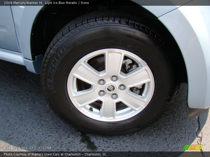 Light Ice Blue Metallic / Stone 2009 Mercury Mariner I4