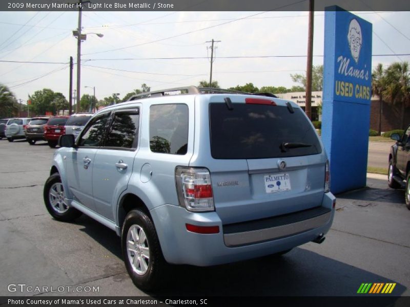 Light Ice Blue Metallic / Stone 2009 Mercury Mariner I4