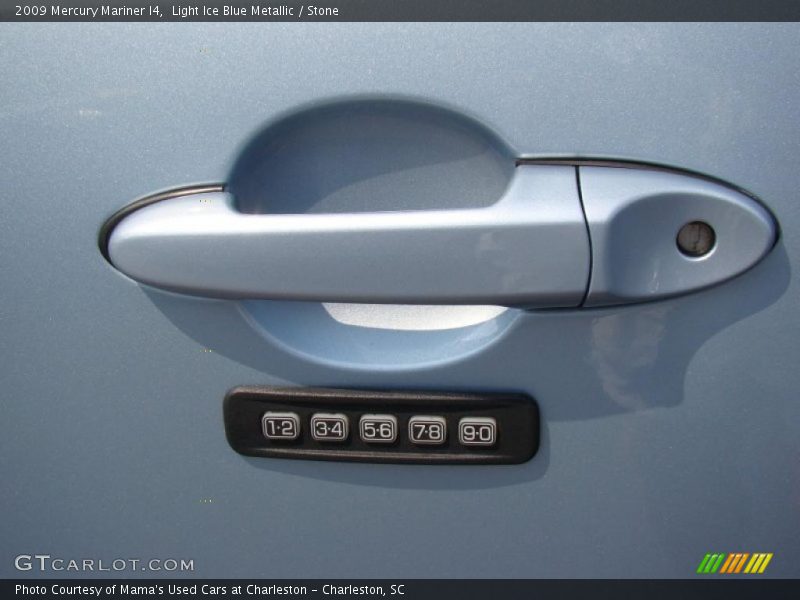 Light Ice Blue Metallic / Stone 2009 Mercury Mariner I4