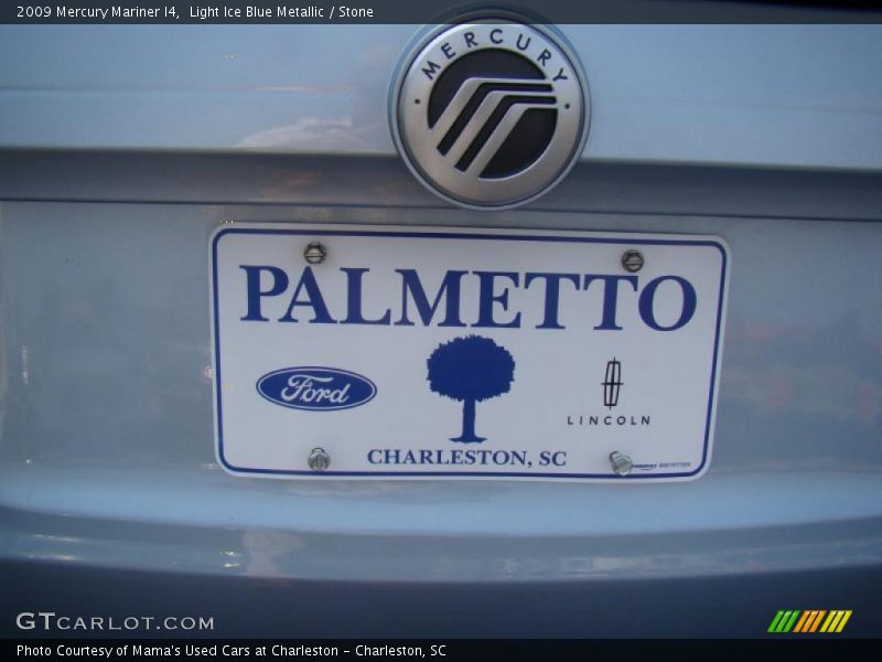 Light Ice Blue Metallic / Stone 2009 Mercury Mariner I4