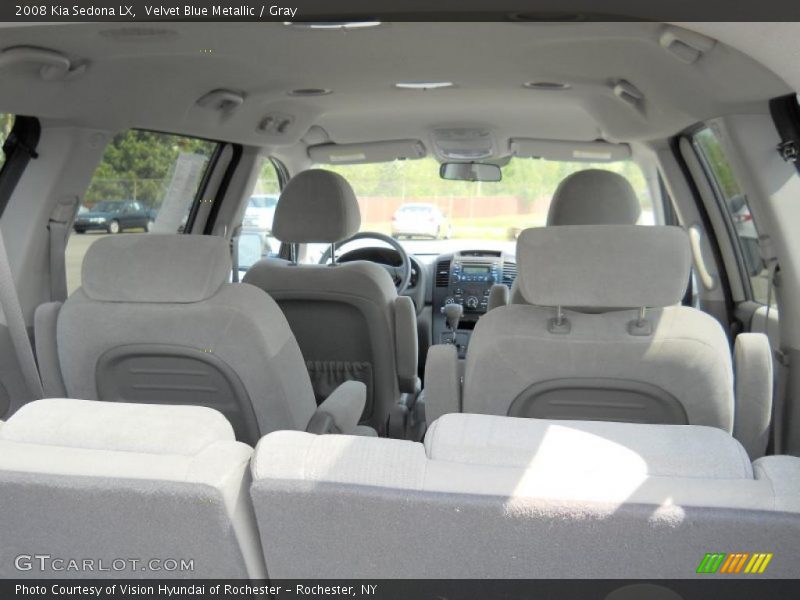 Velvet Blue Metallic / Gray 2008 Kia Sedona LX