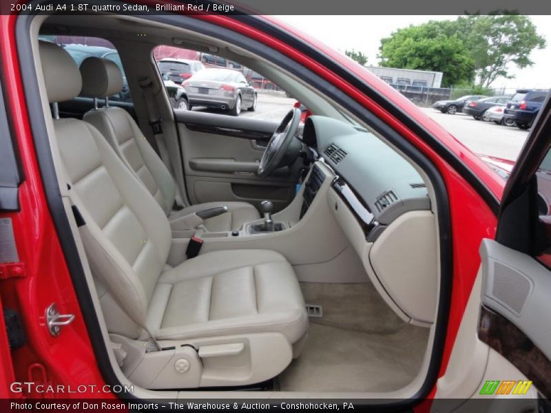  2004 A4 1.8T quattro Sedan Beige Interior
