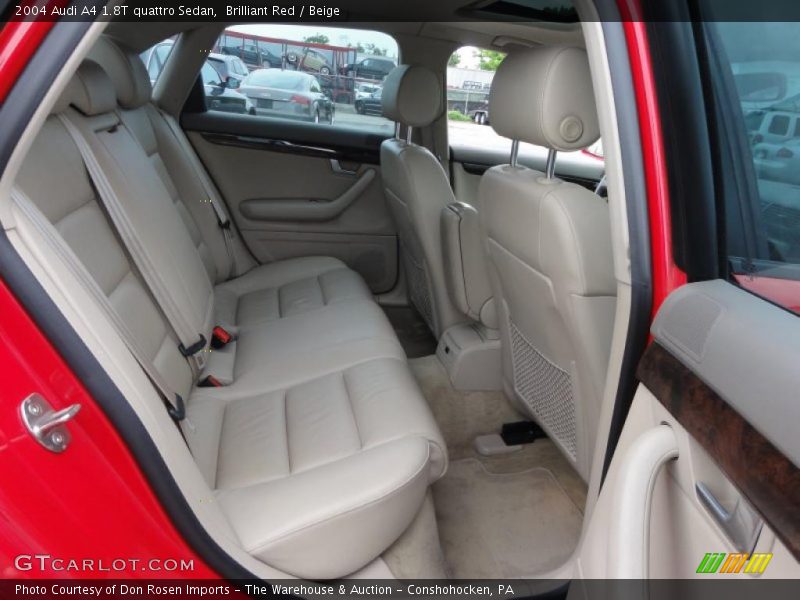  2004 A4 1.8T quattro Sedan Beige Interior