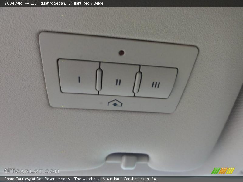 Brilliant Red / Beige 2004 Audi A4 1.8T quattro Sedan