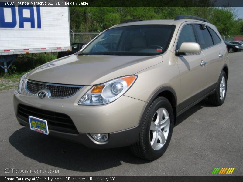 Satin Beige / Beige 2007 Hyundai Veracruz SE