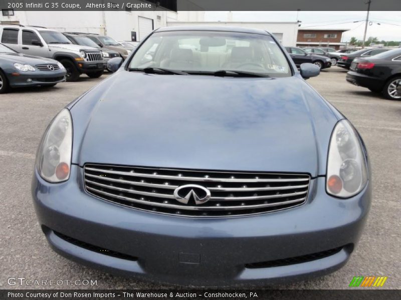 Athens Blue / Graphite 2005 Infiniti G 35 Coupe