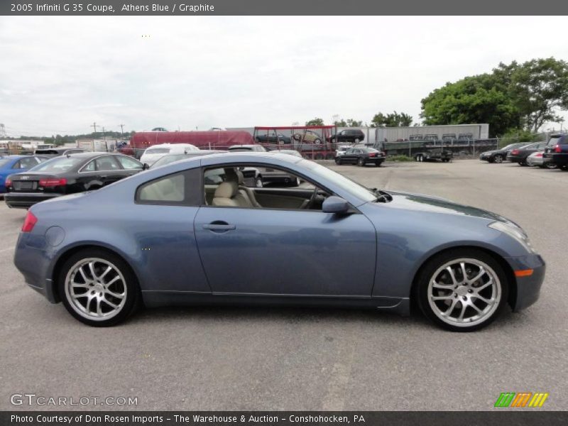 Athens Blue / Graphite 2005 Infiniti G 35 Coupe