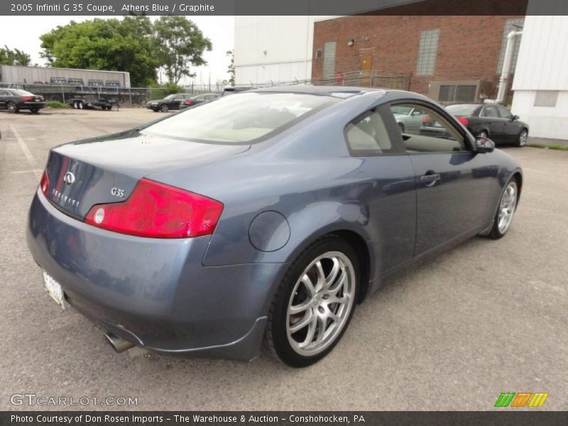 Athens Blue / Graphite 2005 Infiniti G 35 Coupe