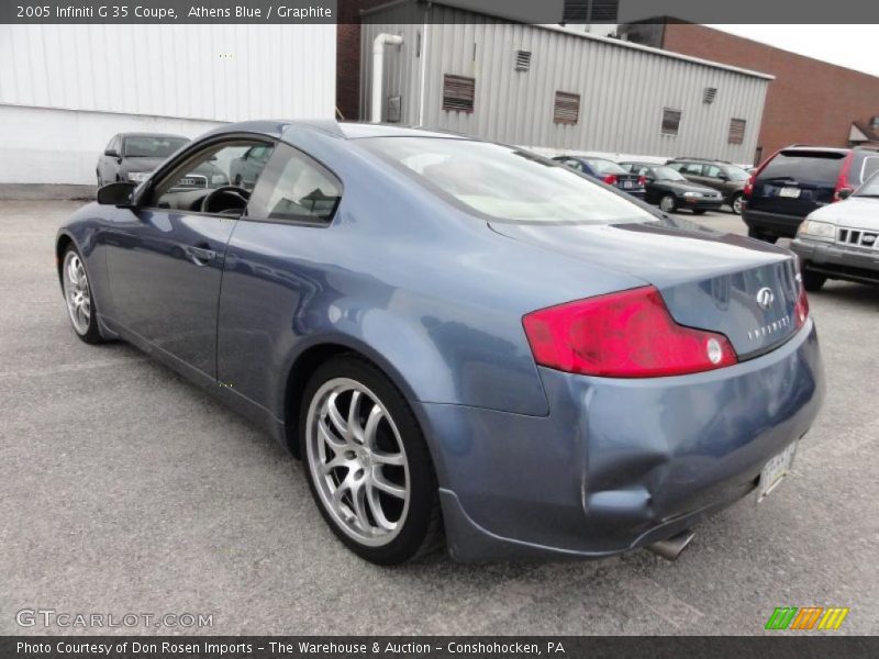 Athens Blue / Graphite 2005 Infiniti G 35 Coupe