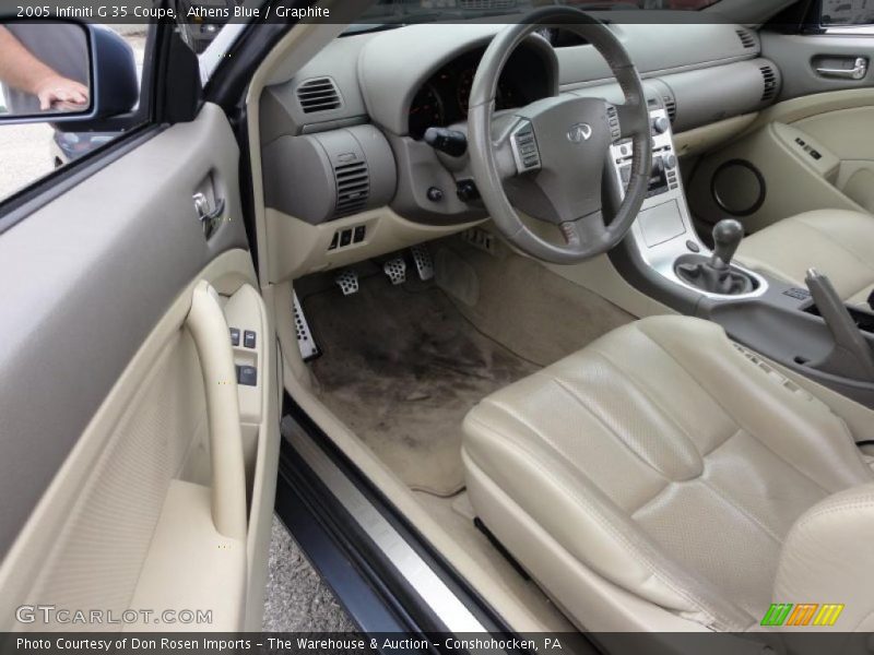 Athens Blue / Graphite 2005 Infiniti G 35 Coupe