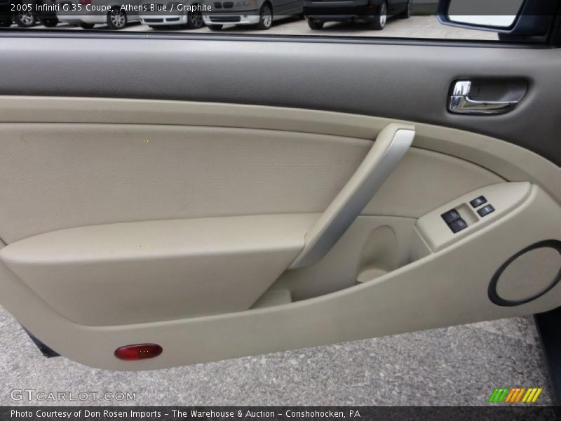 Athens Blue / Graphite 2005 Infiniti G 35 Coupe