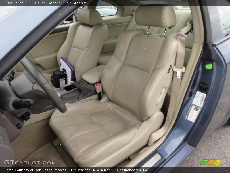 Athens Blue / Graphite 2005 Infiniti G 35 Coupe
