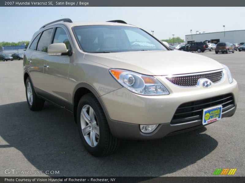 Satin Beige / Beige 2007 Hyundai Veracruz SE