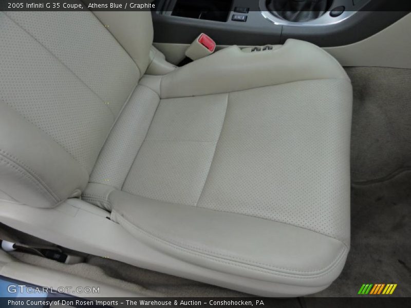 Athens Blue / Graphite 2005 Infiniti G 35 Coupe