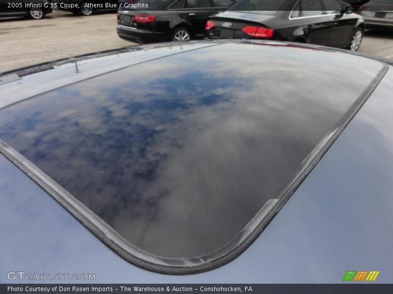 Athens Blue / Graphite 2005 Infiniti G 35 Coupe