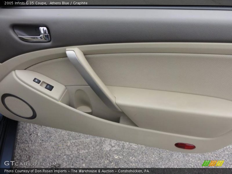 Athens Blue / Graphite 2005 Infiniti G 35 Coupe
