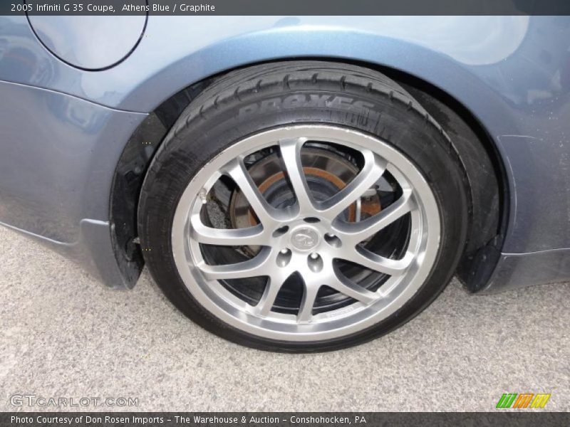 Athens Blue / Graphite 2005 Infiniti G 35 Coupe