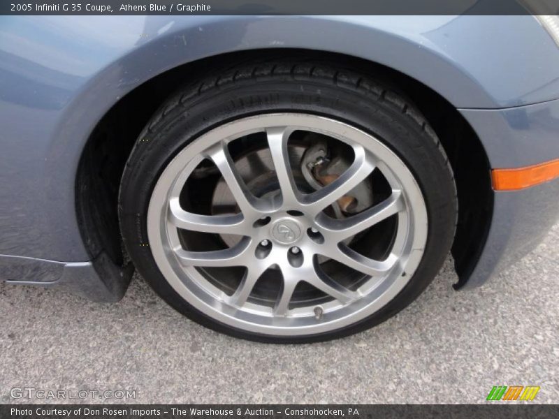 Athens Blue / Graphite 2005 Infiniti G 35 Coupe
