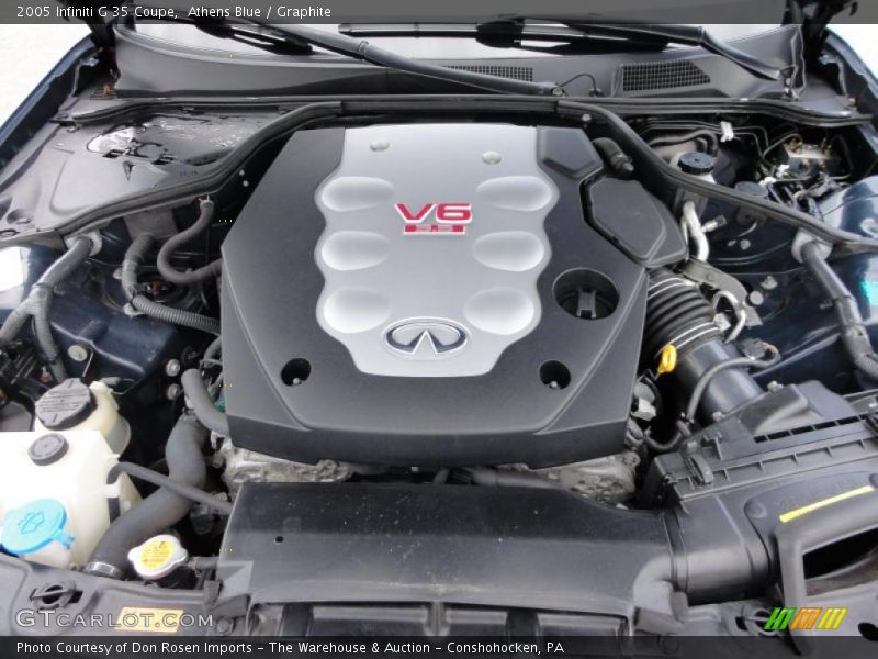 Athens Blue / Graphite 2005 Infiniti G 35 Coupe