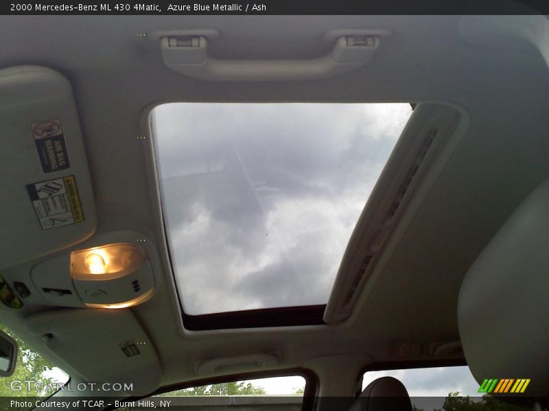Azure Blue Metallic / Ash 2000 Mercedes-Benz ML 430 4Matic